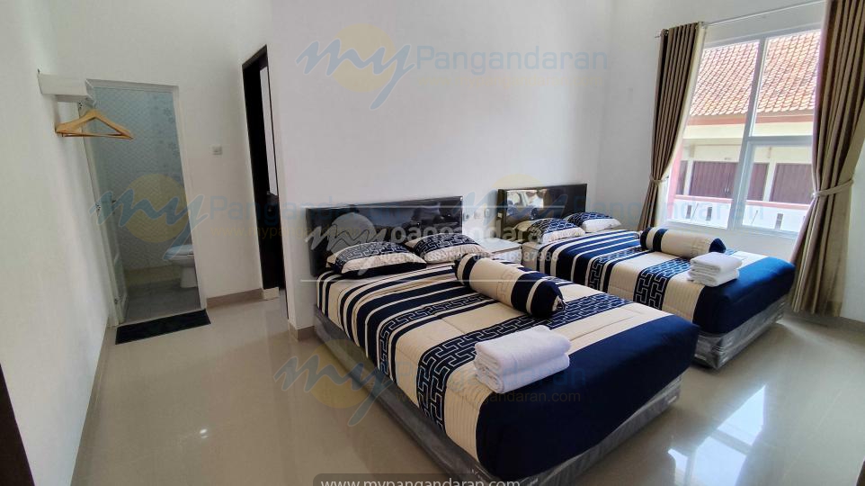   Tampilan Kamar Family Plus Penginapan Sinar Mas Pangandaran